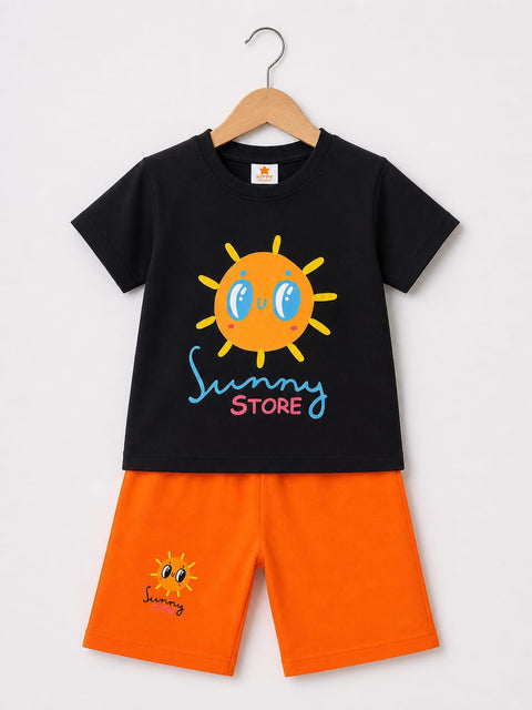 Grey & Yellow 'Happy Sun' Tracksuit