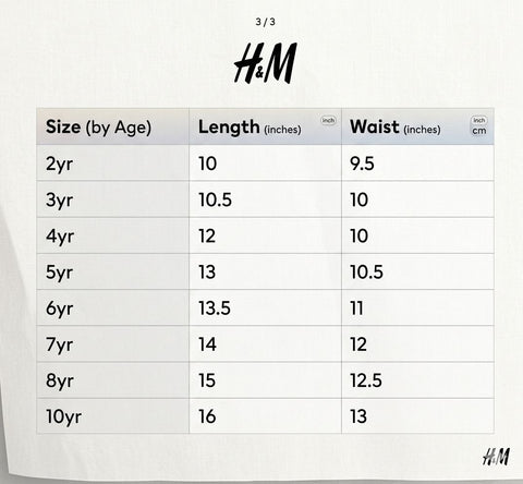 H&M Kids Stretchable Denim Shorts