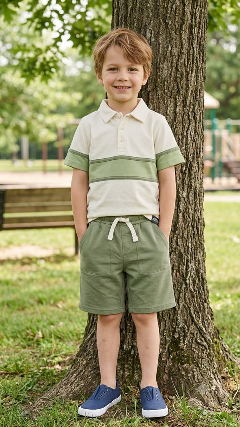 Kids Premium Summer Shorts Set – Eddie Bauer x Lee children's outfit
