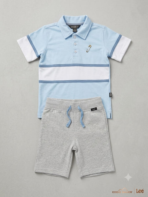 Kids Premium Summer Shorts Set – Eddie Bauer x Lee children's outfit