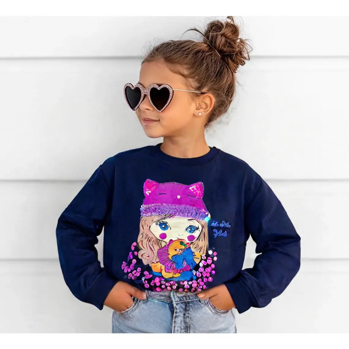 My Little Friend Sweat Shirt