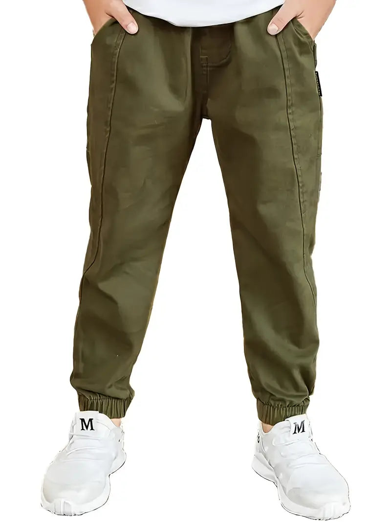 KIDS JOGGER-PANT-OLIVE GREEN