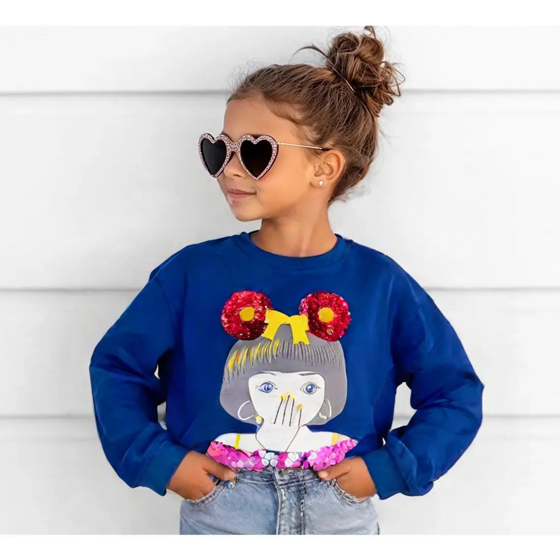 Zara Doll Sequence sweat Shirt