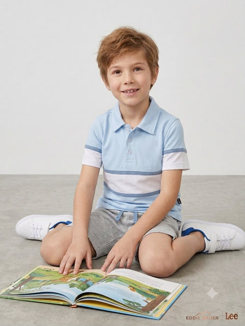 Kids Premium Summer Shorts Set – Eddie Bauer x Lee children's outfit