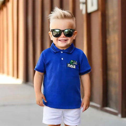 DINO-BLUE-POLO