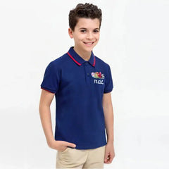 MAC Football Polo Shirt _ Royal Blue