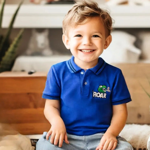 DINO-BLUE-POLO