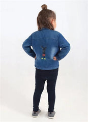 Mickey Print Denim Jacket