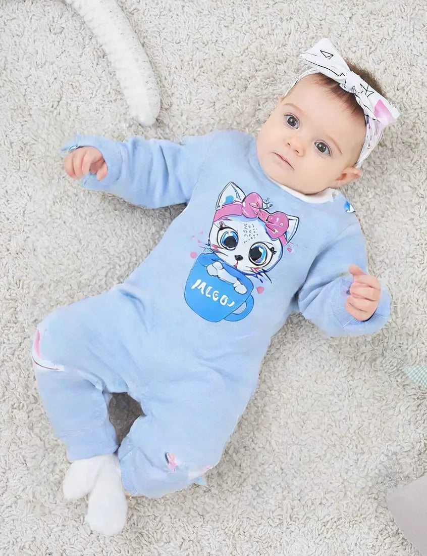 Sky Blue Kitty Tracksuit