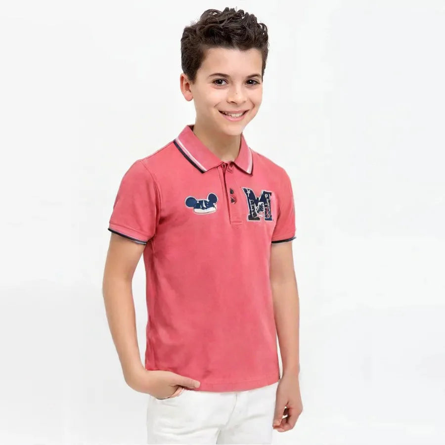 Sale! M – Mckey Tipping Coller Polo – Light Pink