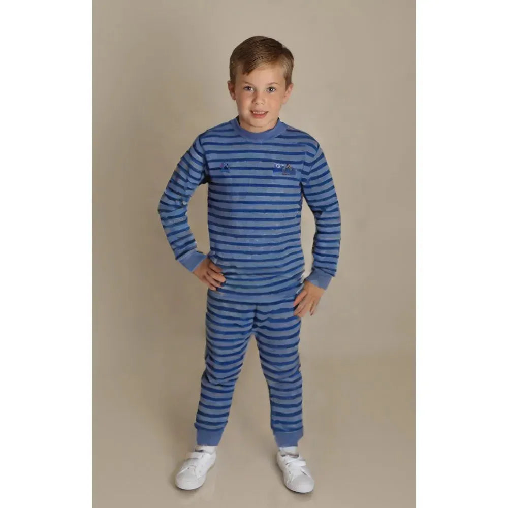 Striped Heavy Fleece Tracksuit