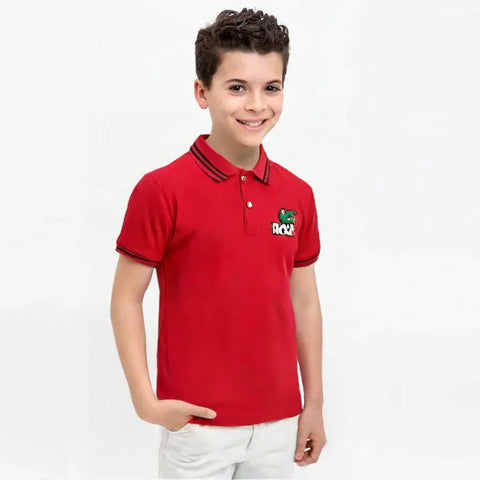 DINO-RED-POLO