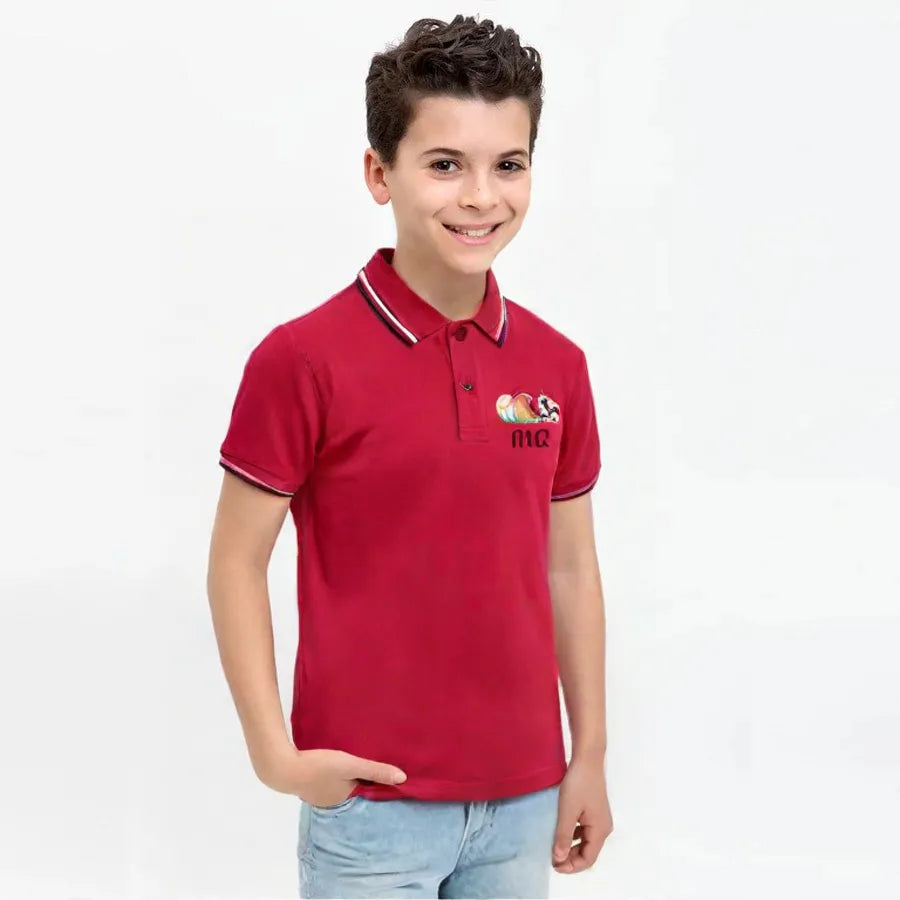 MAC Football Polo Shirt – Red