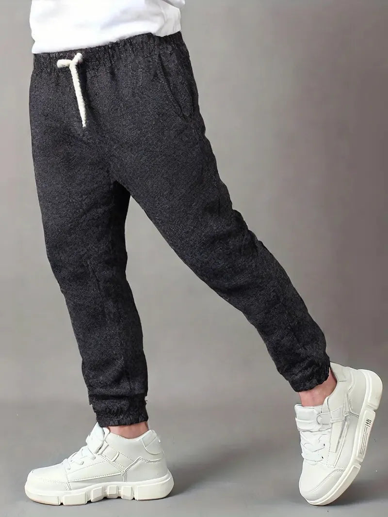 KIDS JOGGER-PANTS-CHARCOAL