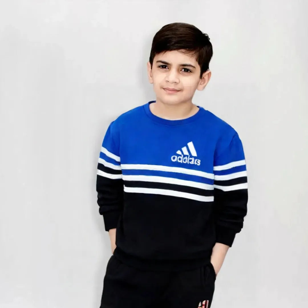 Adidas Kids' Striped Tracksuit Set