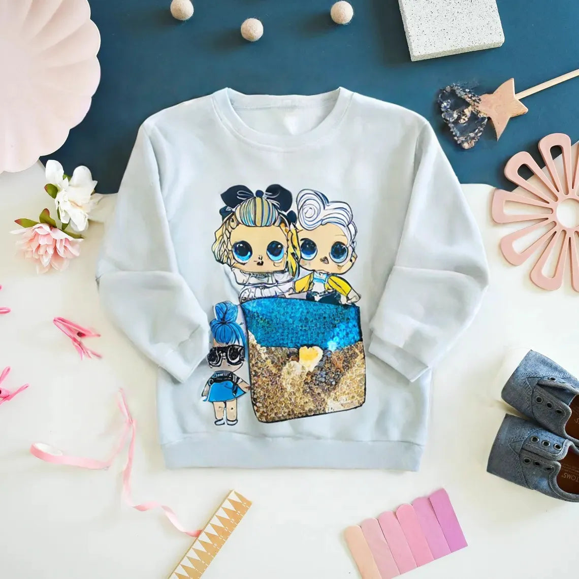 Lol Doll Sequence Sweat Shirt