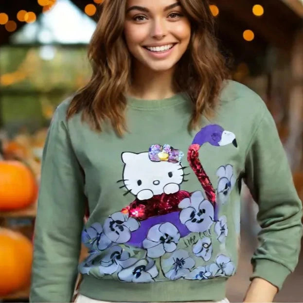 Kitty Sequence Sweat Shirt