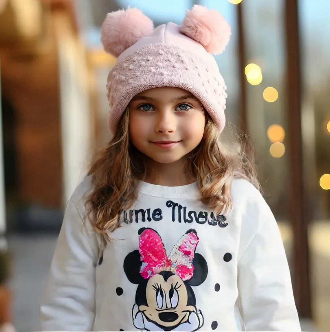 Zara Minnie Mouse Sequence Sweat Shirt