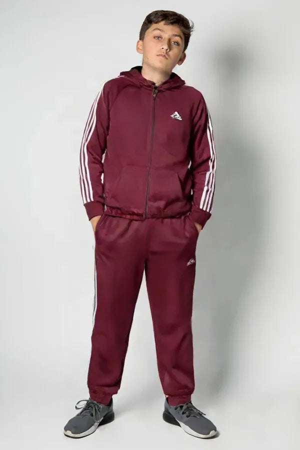 Adidas-PREMIUM-Tracksuit Mahroon