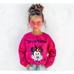 Minnie Mouse Sequence Sweat Shirt