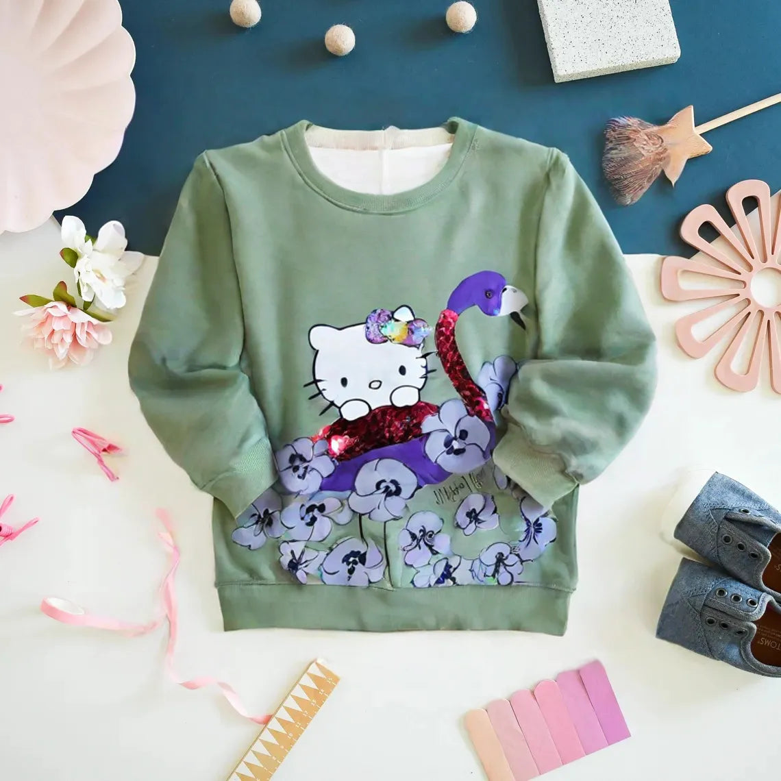 Kitty Sequence Sweat Shirt