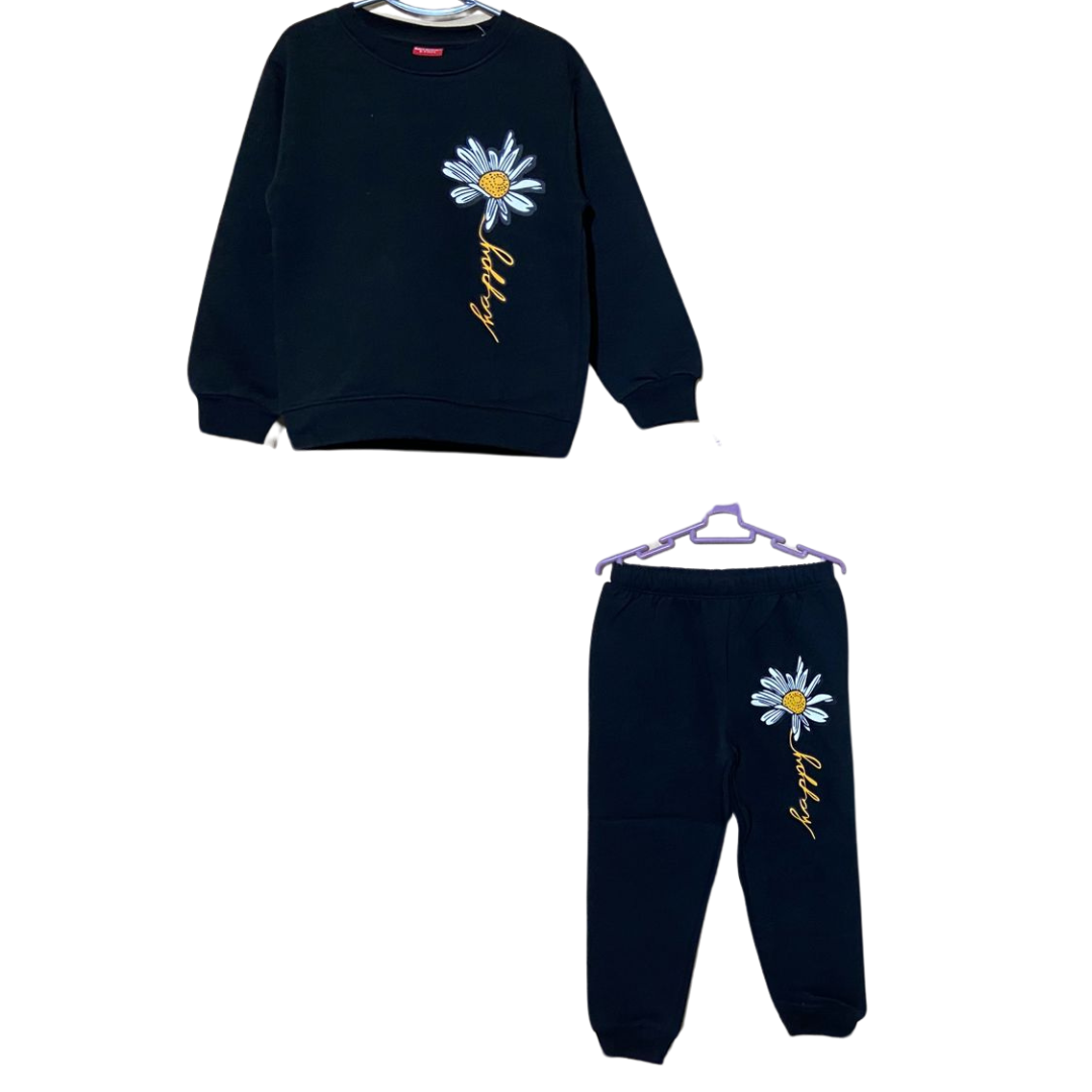 Classic Black Tracksuit for Kids