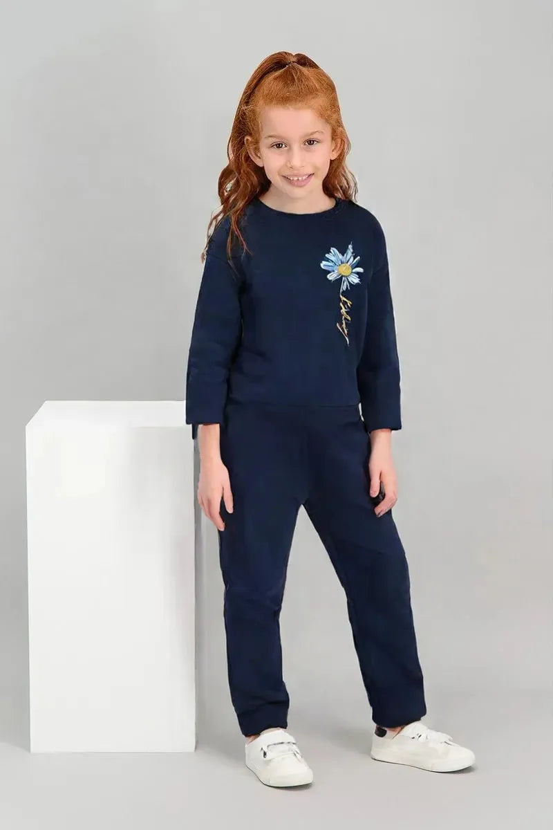 Classic Black Tracksuit for Kids