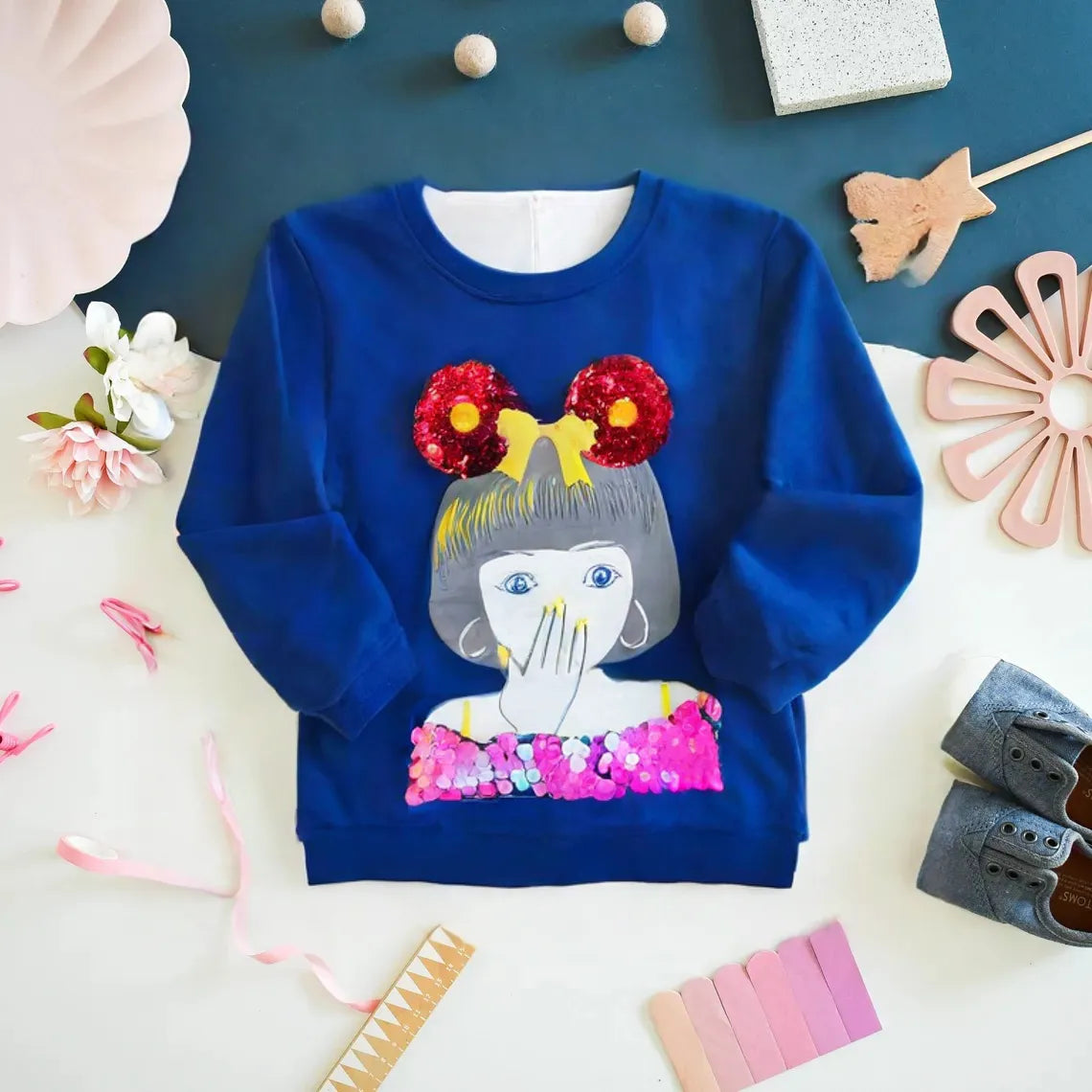 Zara Doll Sequence sweat Shirt